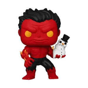 Funko Pop Marvel Red Hulk and Snowman Christmas-Themed Collectible Figurines Trendy Toys and Gifts