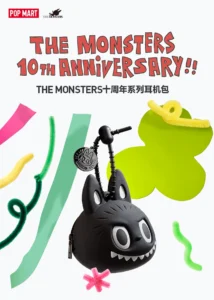 Popmart the Monsters 10Th Anniversary Series Headphone Case Labubu Merchandise