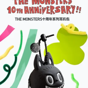 Popmart the Monsters 10Th Anniversary Series Headphone Case Labubu Merchandise