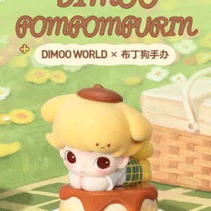 Popmart Dimoo World × Pudding Dog Figure Ornament Toy Gift
