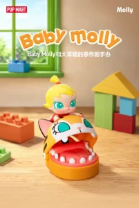 Popmart Baby Molly and Big-Eared Cat's Prank Figure Toy Gift