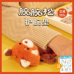 Wristband Doll Wrist Pad Cute Girls Wrist Pad Hand Pillow Office Keyboard Mouse Wrist Rest Birthday Gift