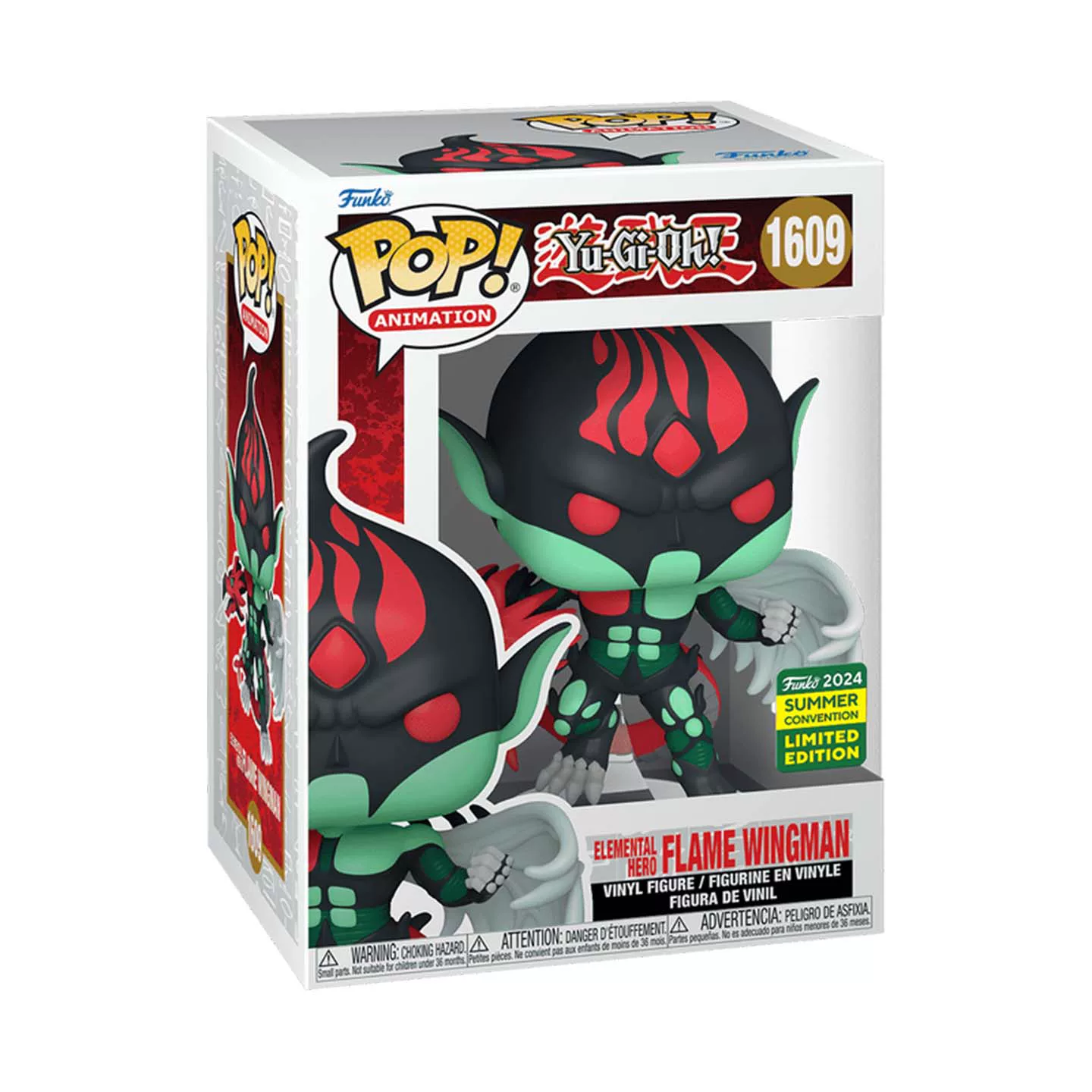 Funko Pop Yu-Gi-Oh! Elemental Hero Flame Winged Person Collectible Figure Trendy Toy Decoration Doll Gift - Image 4