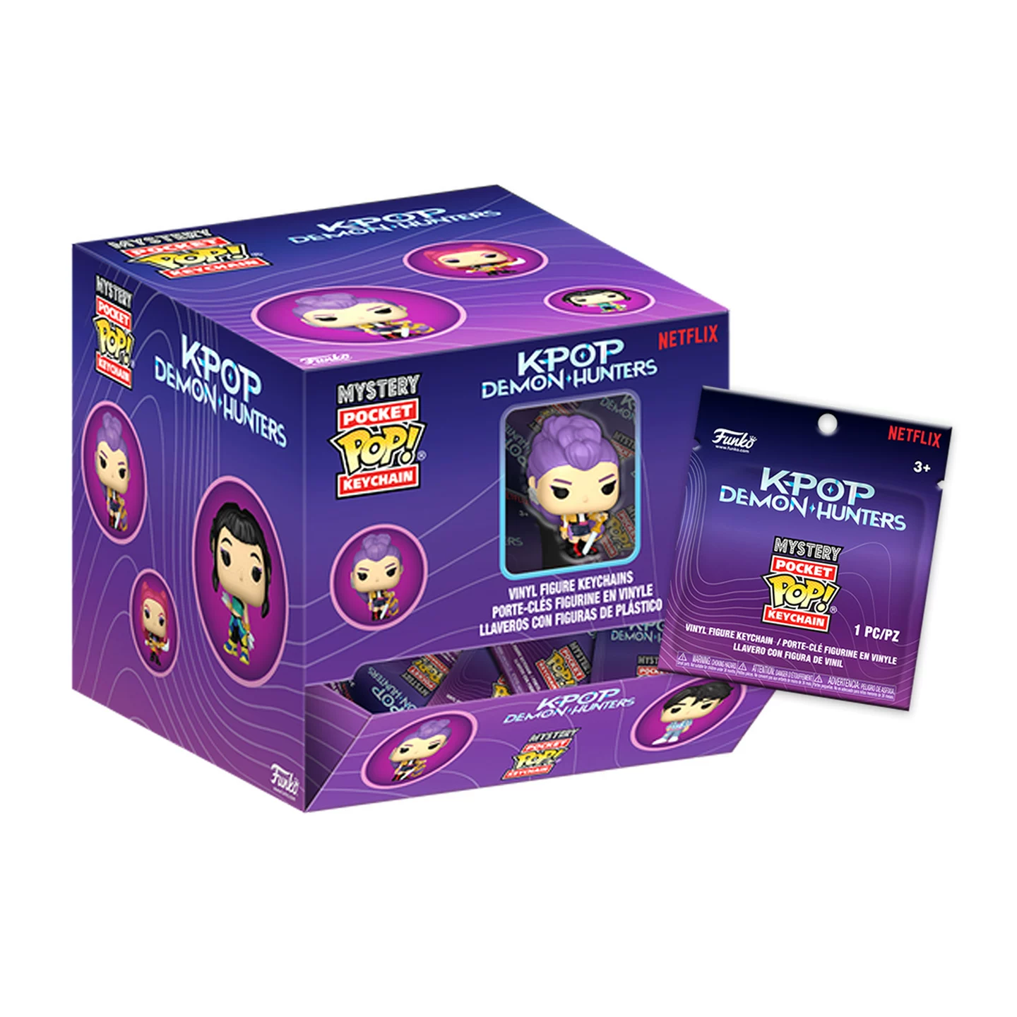 Funko Demon Slayer K-Pop Demon Hunter Keychain Blind Box Peripheral Figure Bag Pendant Doll Gift - Image 5