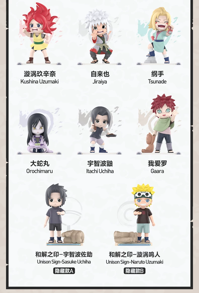 Popmart Naruto Shippuden Childhood Series Figurine Blind Box Decoration Toy Gift - Image 2