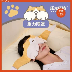 Pressure Partner Gravity Sleep Eye Mask to Help Sleep, Blackout Nap, Deep Sleep, Special to Relieve Eye Fatigue, Eye Protection Gift for Women