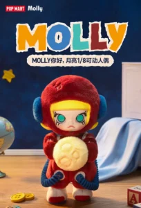 Popmart Molly Hello Moon 1/8 Action Figure Doll Gift
