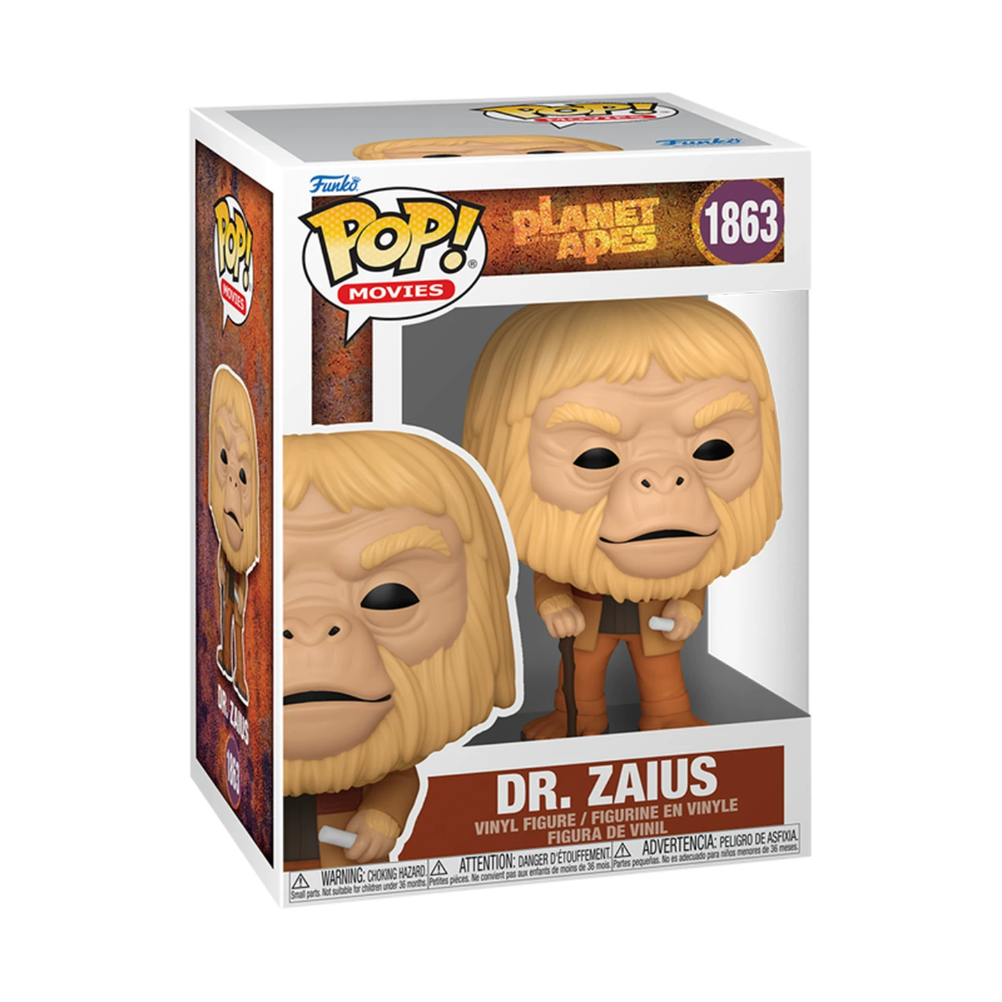 Funko Pop Planet of the Apes Dr. Zaius Peripheral Figurine Trendy Collectible Ornament Doll Gift - Image 2