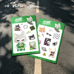 Xiaoao aoo rule exception series peripheral luggage decorative stickers (1 set of 2 pieces)