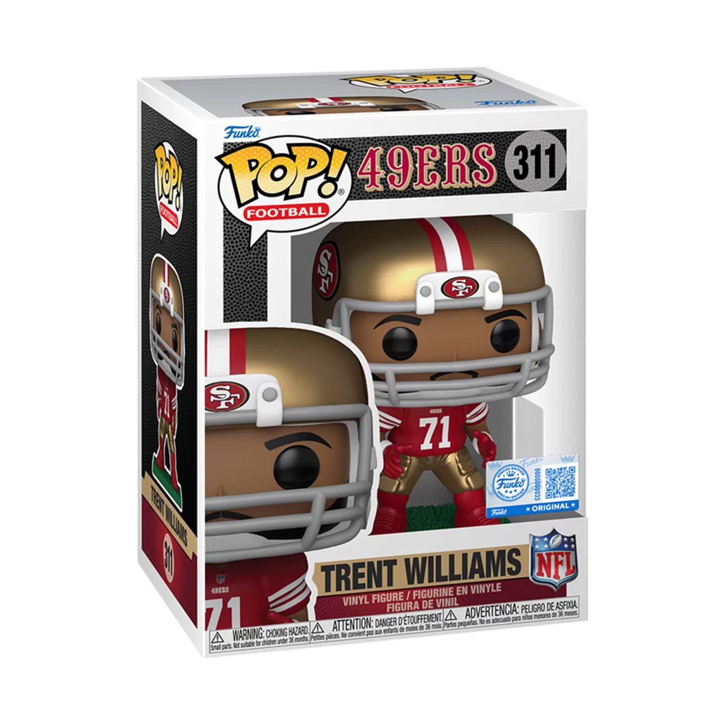 Funko Pop Nfl Trent Williams Collectible Figure Gift - Image 5
