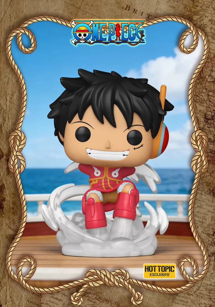 Funko Pop Japanese Anime One Piece Luffy Egghead Island Peripheral Figure Decoration Doll Gift