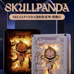 Popmart Skullpanda Paper Sculpture Lamp Single Color/Colorful Lamp Peripheral Gift