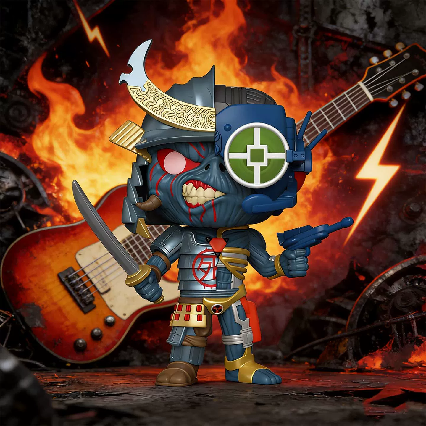 Funko Pop British Heavy Metal Band Iron Maiden Future Past Eddie Merchandise Figurine Doll Gift