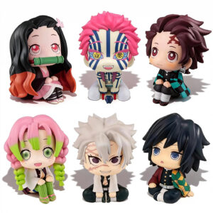 Demon Slayer: Kimetsu No Yaiba Figure Lk Figure Q Version Iguro Seito Niohichirou Tomioka Giyuu Anime Doll Model