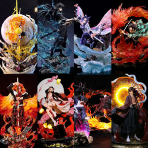 Demon Slayer Series Figures: Rengoku Kyoujurou, Agatsuma Zenitsu, Nezuko, Kyojuro Rengoku, Zenitsu Agatsuma, Inosuke Hashibira, Tanjiro Kamado, Birthday Gift