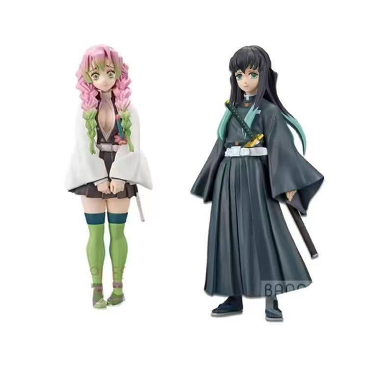Demon Slayer Figure Tanjiro Nezuko Zenitsu Butterfly Shinobu Kanroji Series Desktop Case Decoration Gift