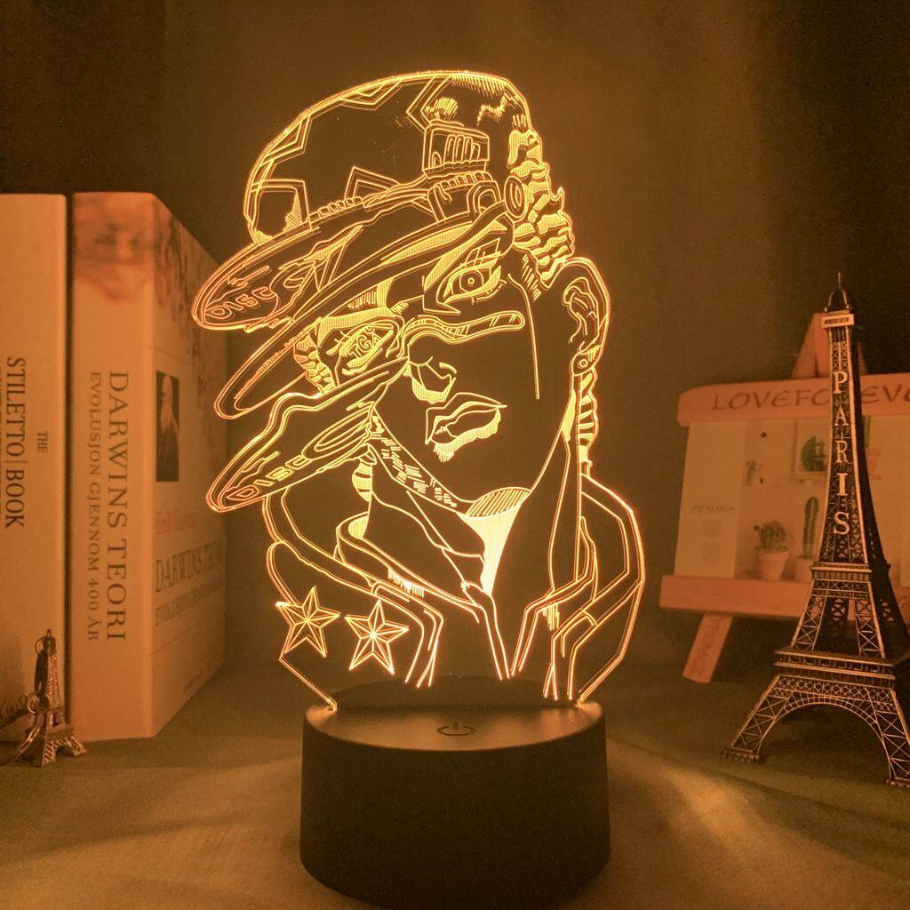 Creative Jojo's Bizarre Adventure Anime Merchandise Kira Yoshikage Jotaro's Stand Ring Student Collectible Gift