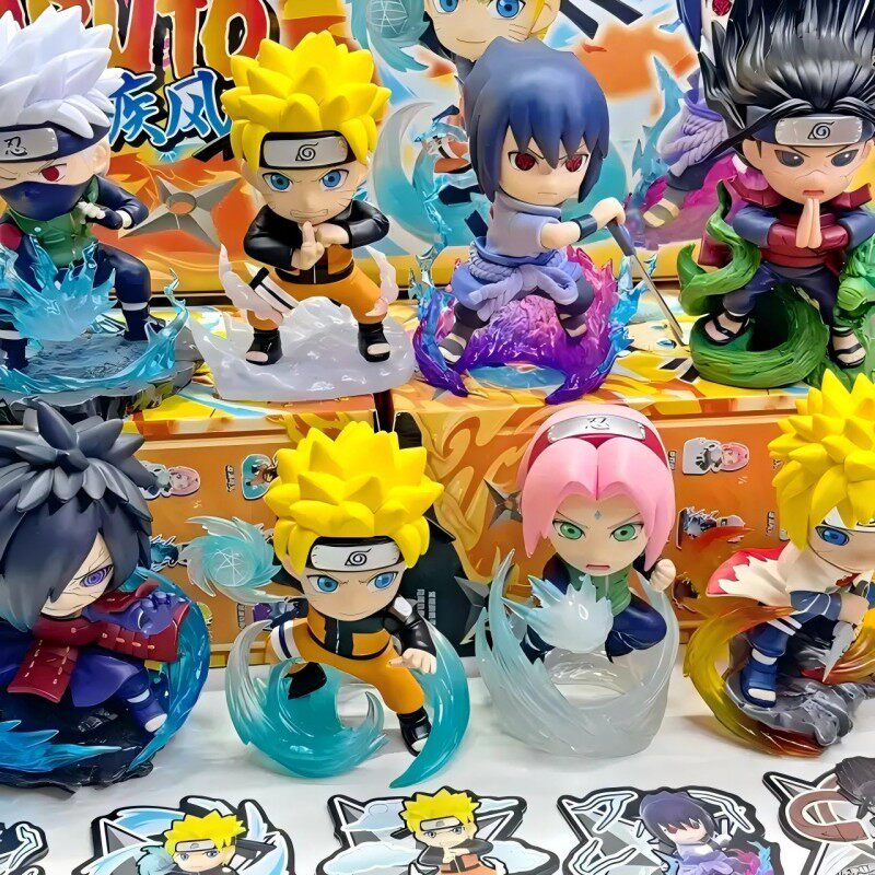 Authentic Naruto Shippuden Ultimate Battle Blind Box Trendy Toy Peripheral Figurine Gift for Girls