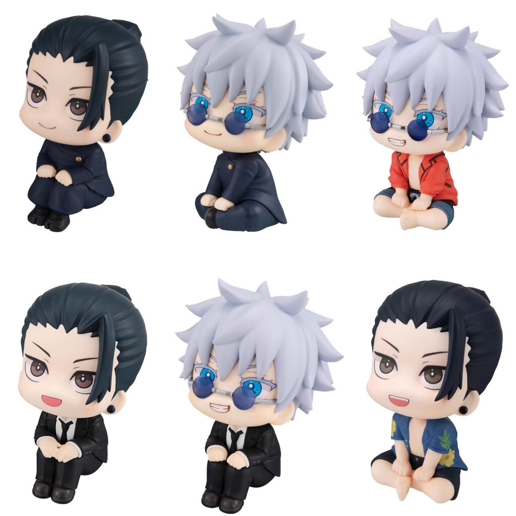 Lk Five Anime Characters Suguru Geto High School Student Figure Handheld Tiger-Eye Jujutsu Kaisen Megumi Fushiguro Case Decoration Model