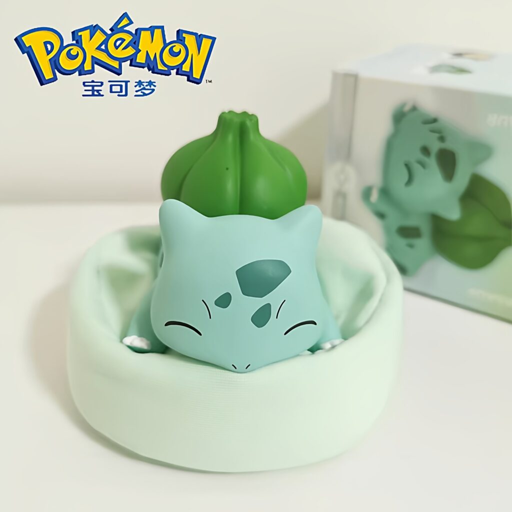 Authentic Pokémon Sleeping Pose Blind Box Figure Bulbasaur Doll Sleeping Style Toy Desktop Car Decoration Small Ornament