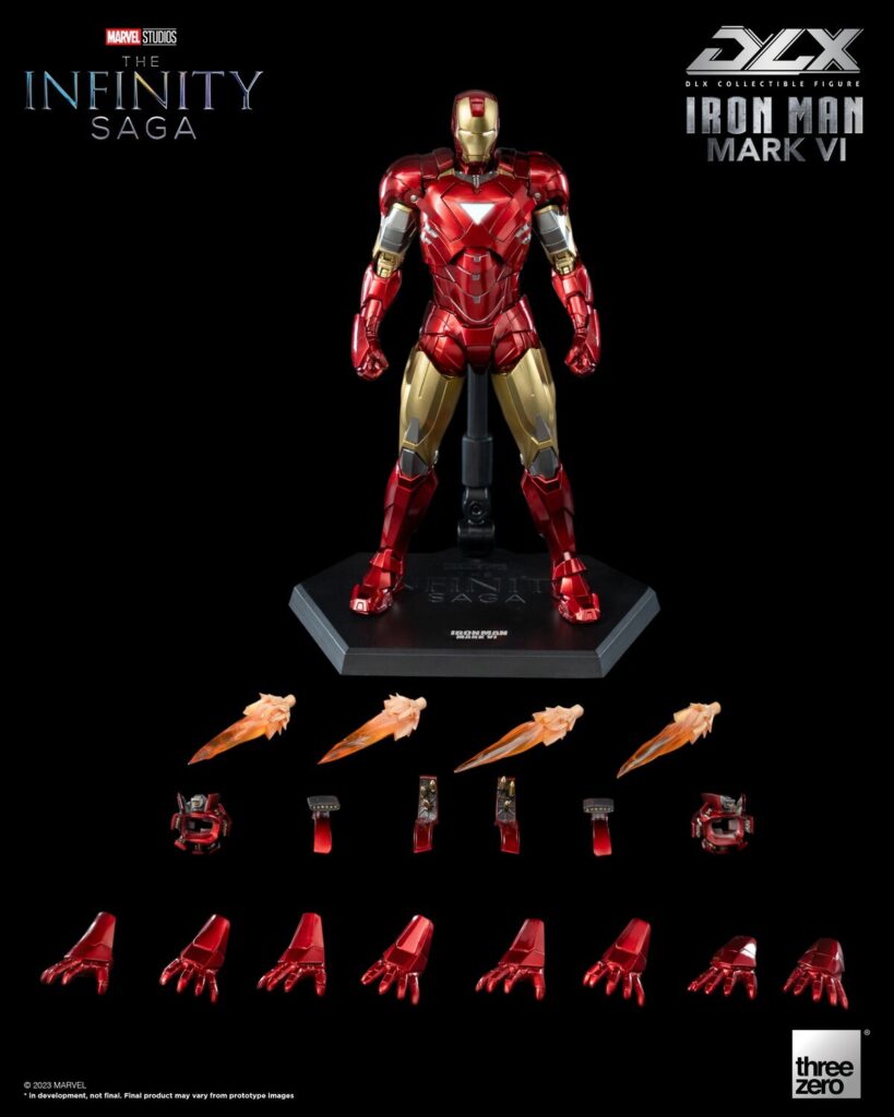 In Stock Threezero 1/12 Iron Man Mk6 Reissue