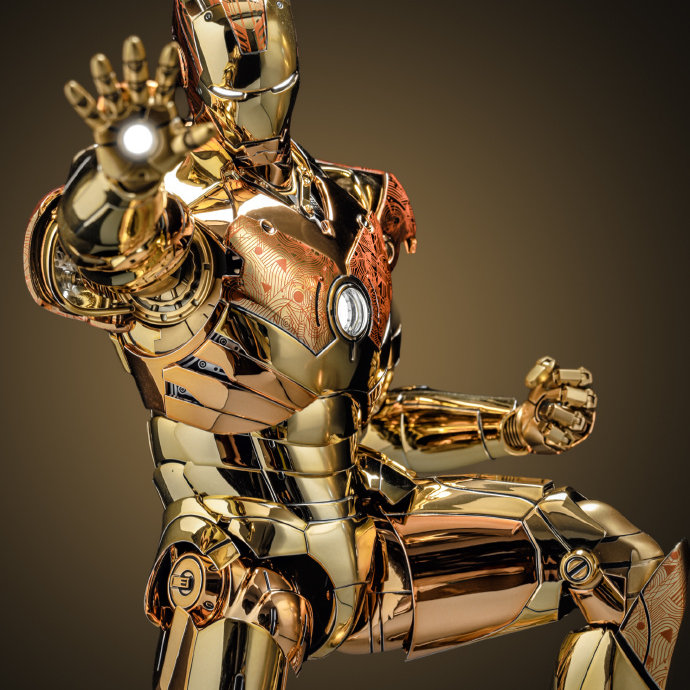 In Stock Hottoys Mms848 Iron Man Mark 3 (Gold and Bronze Edition) 2026 Limited Edition