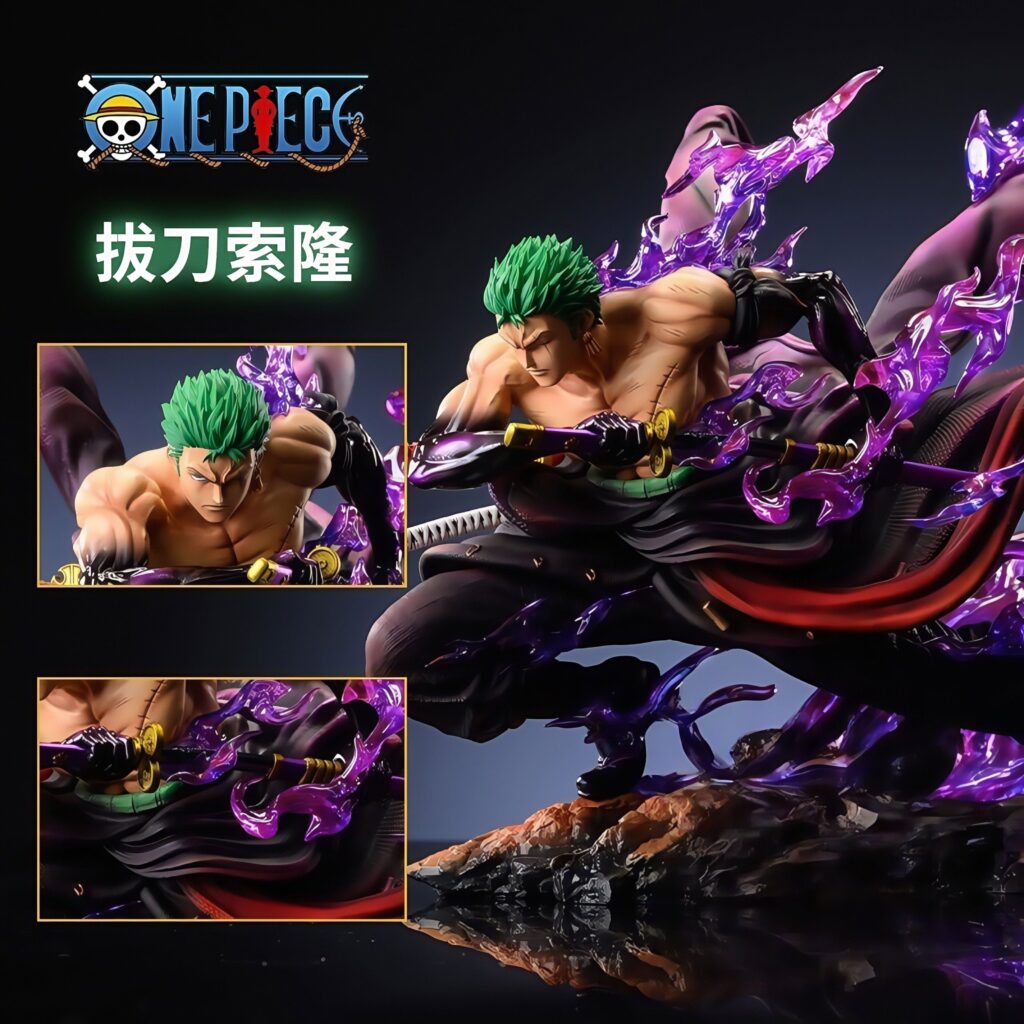 One Piece Figure, Elegant Zoro Figure, Collectible Accessory, One Piece Anime Model, Luffy, Birthday Gift for Boys