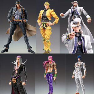 Jojo's Bizarre Adventure Brook Jojo Series Action Figure with Movable Joints Jotaro Model Doll Ornament