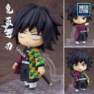 Demon Slayer: Kimetsu No Yaiba Action Figures Movable Tomioka Giyuu Nine Pillars Water Pillar Tanjiro Zenitsu Nendoroid Model Toys and Merchandise