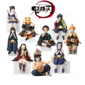 Demon Slayer Figure Tanjiro, Zenitsu, Nezuko, Demon Slayer Doll, Car Decoration, Instant Noodle Press