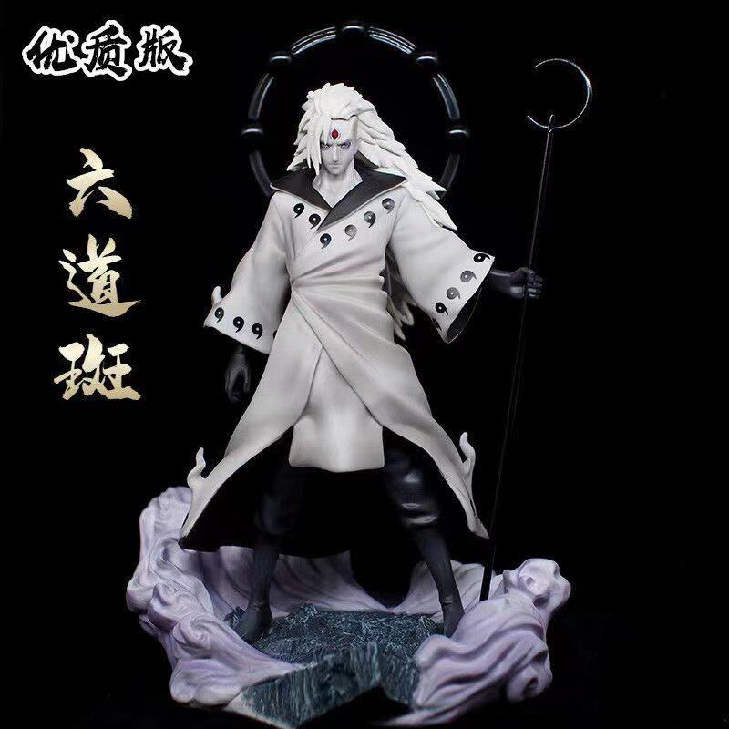 Naruto Figure Six Paths Sage Uchiha Madara Obito Model Statue Anime Ornament Birthday Gift