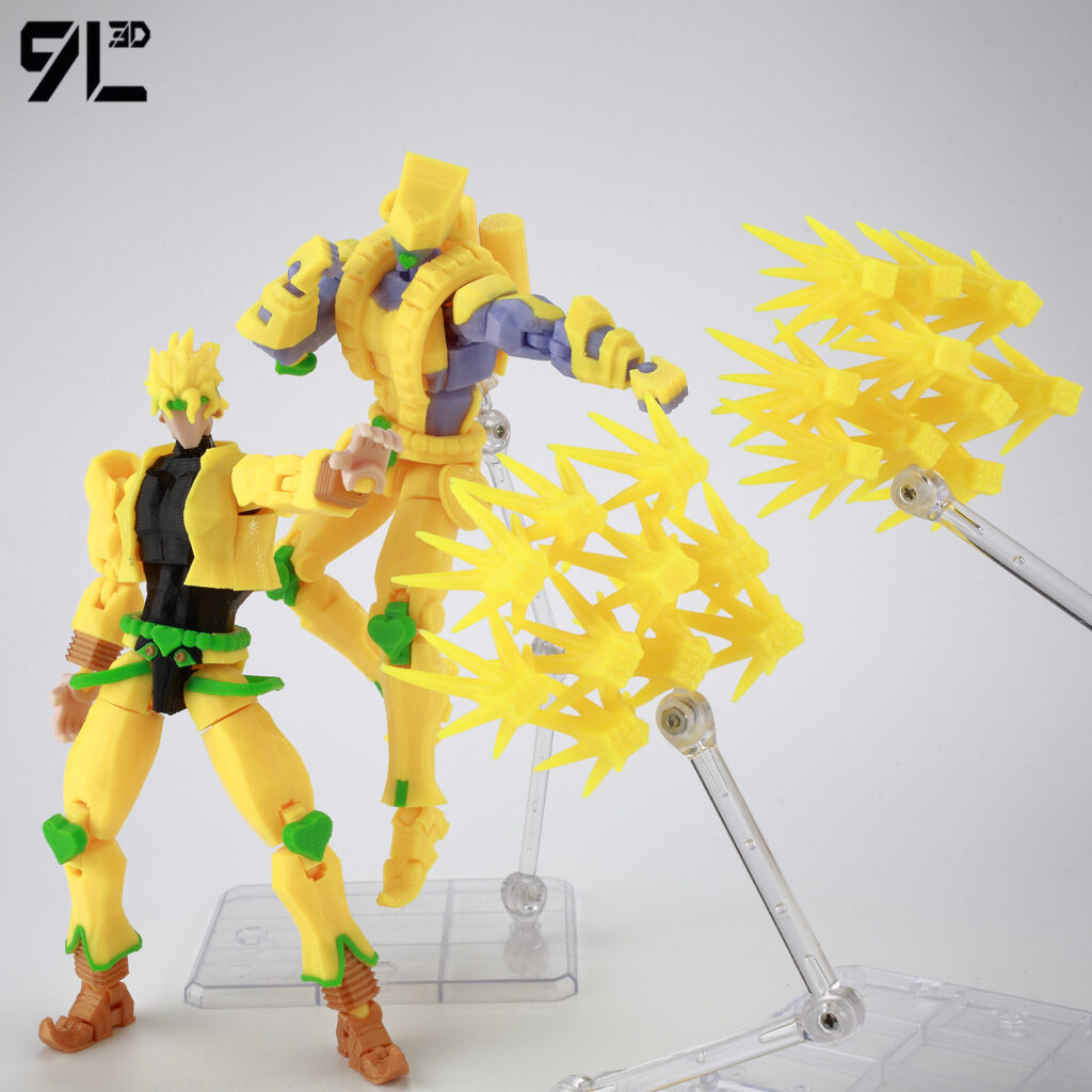 Super Realistic Movable Jojo's Bizarre Adventure Jotaro Kujo Jotaro Jostar Action Figure Model Toy
