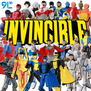 Invincible Young Hero Full Character 9L3D Printed Figure Multi-Jointed Action Figure Toy American Comic Titan 13