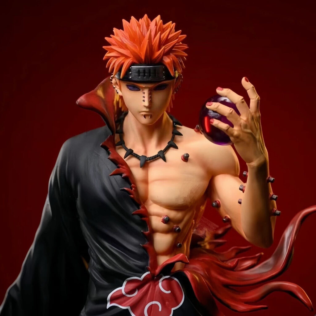Naruto Figure Ten Years of the Hundred Ninja Six Paths Pain Figure Peripheral Birthday Gift for Boys Gk Display Model