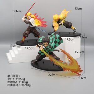 Demon Slayer: Kimetsu No Yaiba - Rengoku Kyoujurou (Fire Hashira) Anime Figure - New Product for Pc Case Decoration