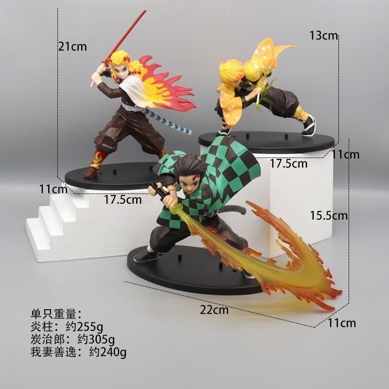 Demon Slayer: Kimetsu No Yaiba - Rengoku Kyoujurou (Fire Hashira) Anime Figure - New Product for Pc Case Decoration