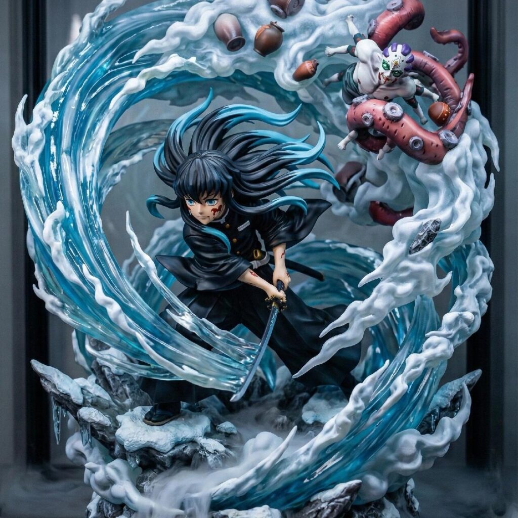 Demon Slayer Anime Figure Rengoku Kyoujurou, Tanjiro, Kyojuro, Inosuke, Zenitsu, Giyu, Rengoku, Zenitsu, Inosuke, Giyu, Blind Box Toy