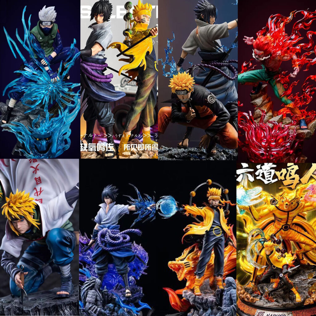 Naruto Figure Ten Years of the Hundred Ninja Naruto Sasuke Obito Jiraiya Susanoo Uchiha Itachi Merchandise Birthday Gift
