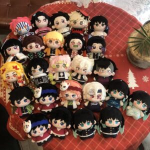 Demon Slayer: Kimetsu No Yaiba Cotton Doll Merchandise Fan-Made Water Pillar Tomioka Giyuu 10cm Kanroji Mitsuri Plush Toy Bag Pendant