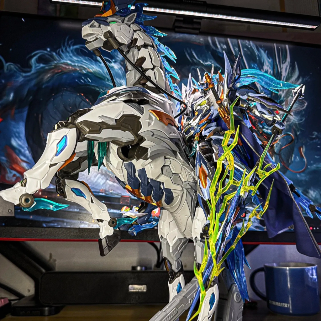 Gundam Model Motonuke Zhao Yun Lu Bu Bull Demon King Mecha Kamen Rider Action Figure Toy Boys' Gift Blind Box
