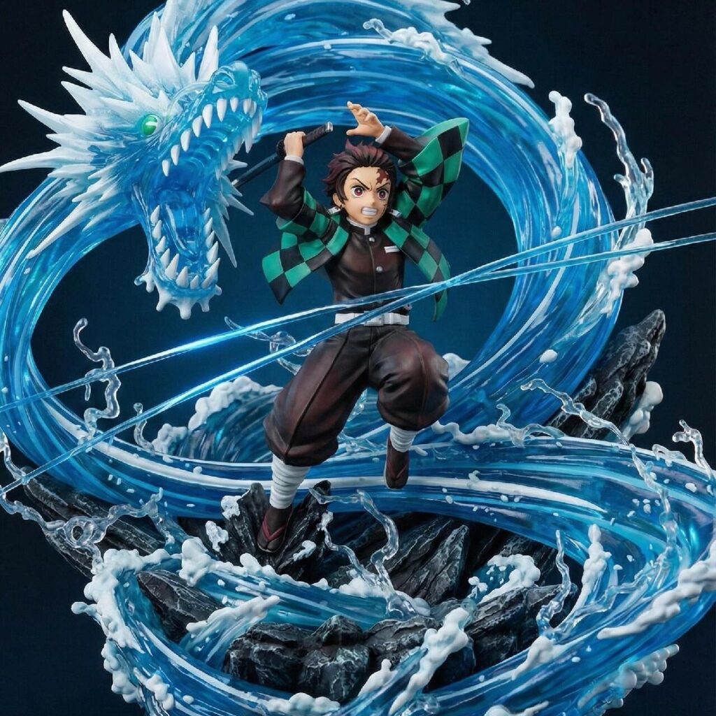 Demon Slayer Anime Figure Tomioka Giyuu Tanjiro Kyojuro Inosuke Rengoku Kyoujurou Model Ornament Statue Toy