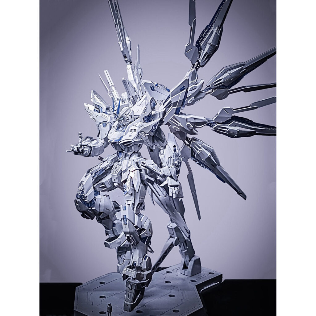 Gundam Model Mgex Strike Freedom Twilight White Mg Alloy White Snow Princess Barbatos Assembled Figure Toy