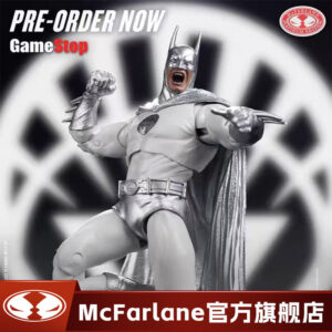 [in Stock] Mcfarlane Dc White Light Batman 7inch Action Figure Toy