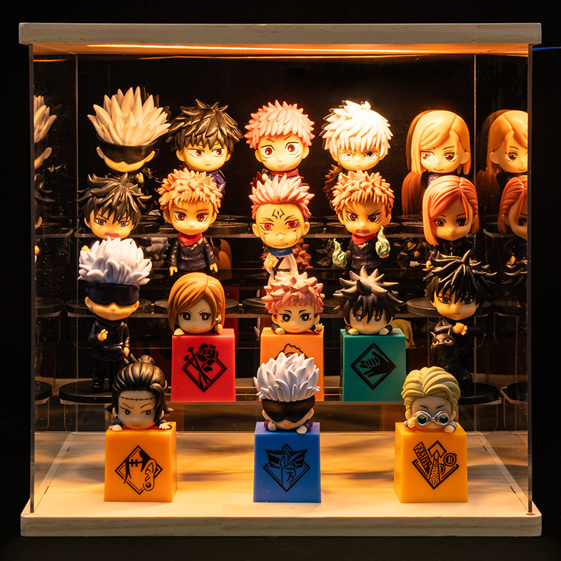 Complete Set of Jujutsu Kaisen Action Figures, Gojo Satoru and Yuji Itadori Figurines, Gifts for Boyfriend/Girlfriend, Model Ornaments