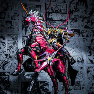 Gundam Mobile Core Lego Model Lu Bu Ao Bing Zhao Yun Nezha Bai Qi Guochuang Mecha Blind Box Toy Assembly for Boys
