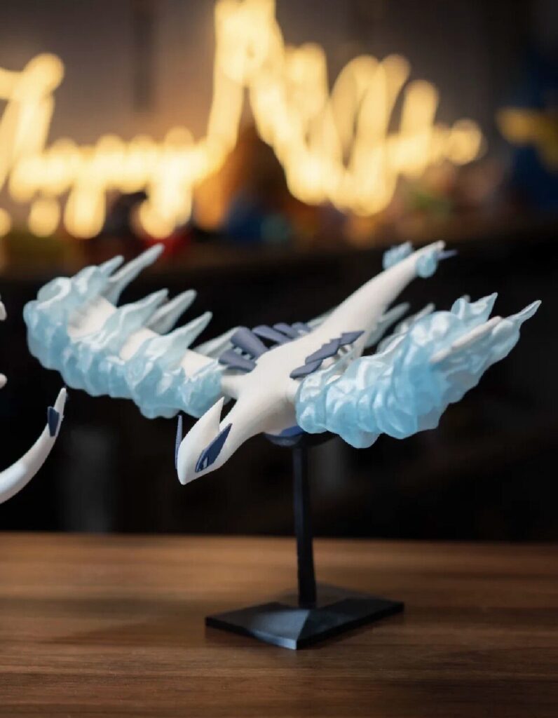 3D Printed Pokémon Lugia Flying Figure Blind Box Desktop Ornament Trendy Toy Children's Gift