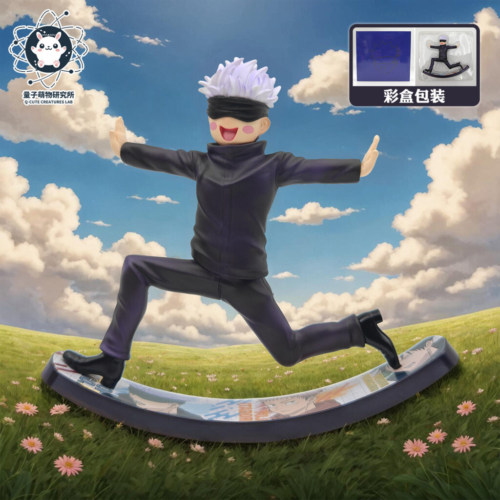 In-Stock Jujutsu Kaisen Gojo Satoru Shaking Figure Cute and Funny Desktop Decoration Ornament Birthday Gift Merchandise