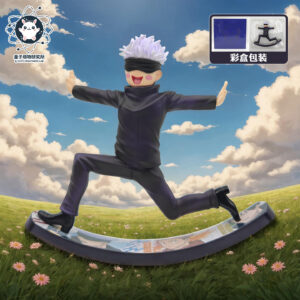 In-Stock Jujutsu Kaisen Gojo Satoru Shaking Figure Cute and Funny Desktop Decoration Ornament Birthday Gift Merchandise