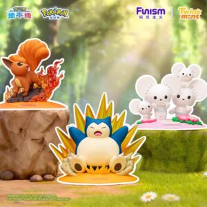 Funism Pokémon Shining Moments Figure Set: Eevee, Snorlax, and Vulpix Desk Decorations