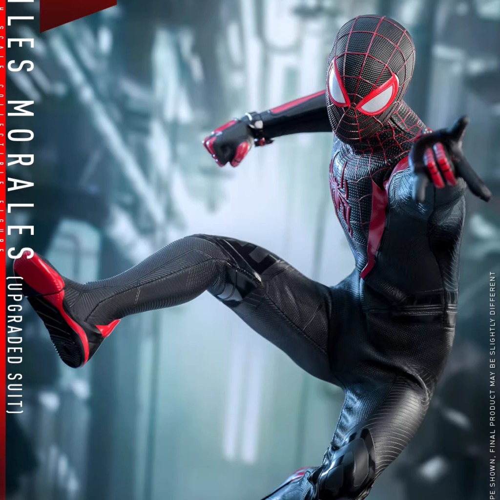 In Stock Hottoys Ht Vgm55 Miles Morales Spider-Man Upgraded Suit